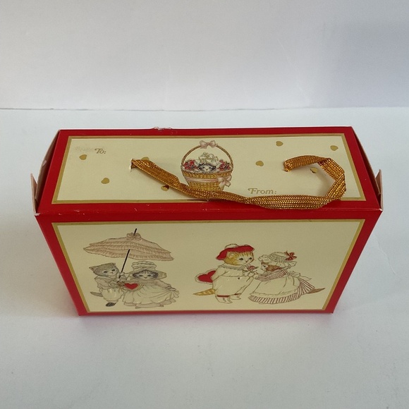 VTG 1985 Kitty Cucumber Merrimack Valentine’s Day Gift Boxes Party Favors Lot 3 - Picture 5 of 11